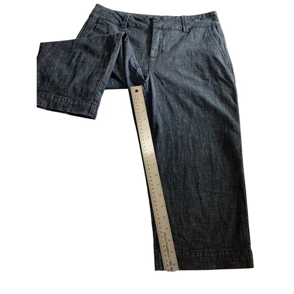 Coldwater Creek Women's Denim Capri Pants Size 8 Medium Blue Cropped Casual - Picture 6 of 11